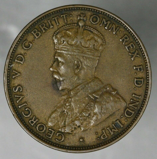 Australia 1931 Fallen 1 Penny XF