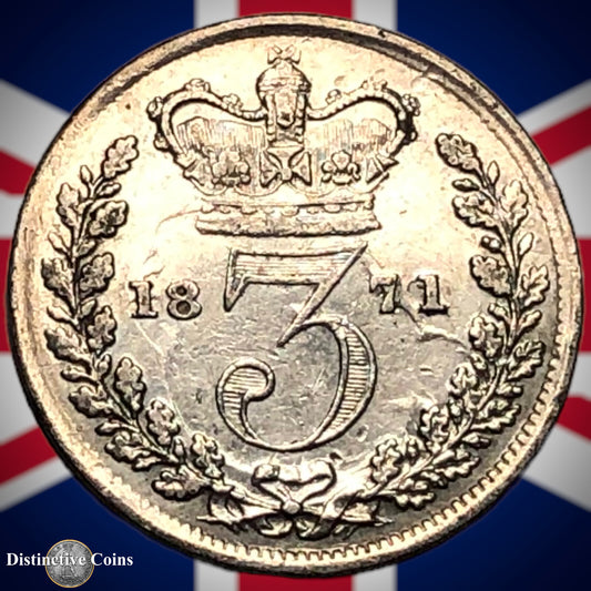 Great Britain 1871 Three Pence GB1851