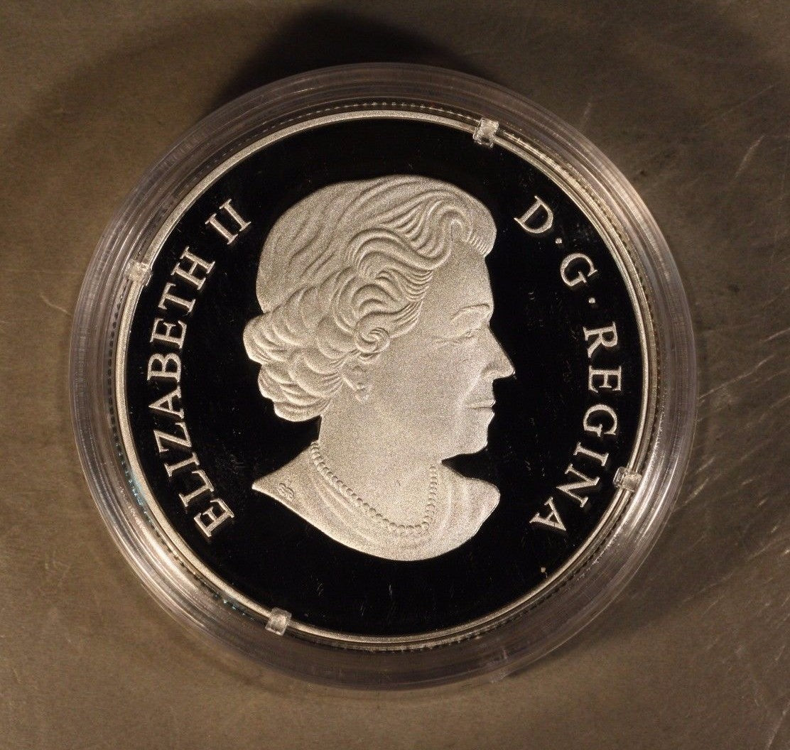 2014 Canada $20 Silver Water Lily & Leopard Frog Proof