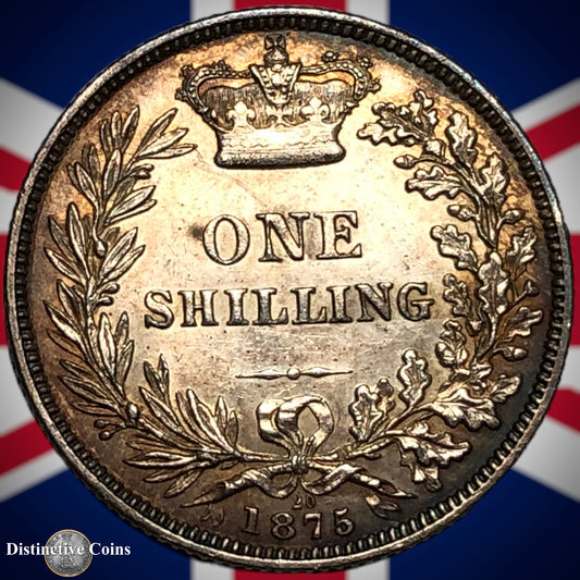 Great Britain 1875 British One Shilling GB0370