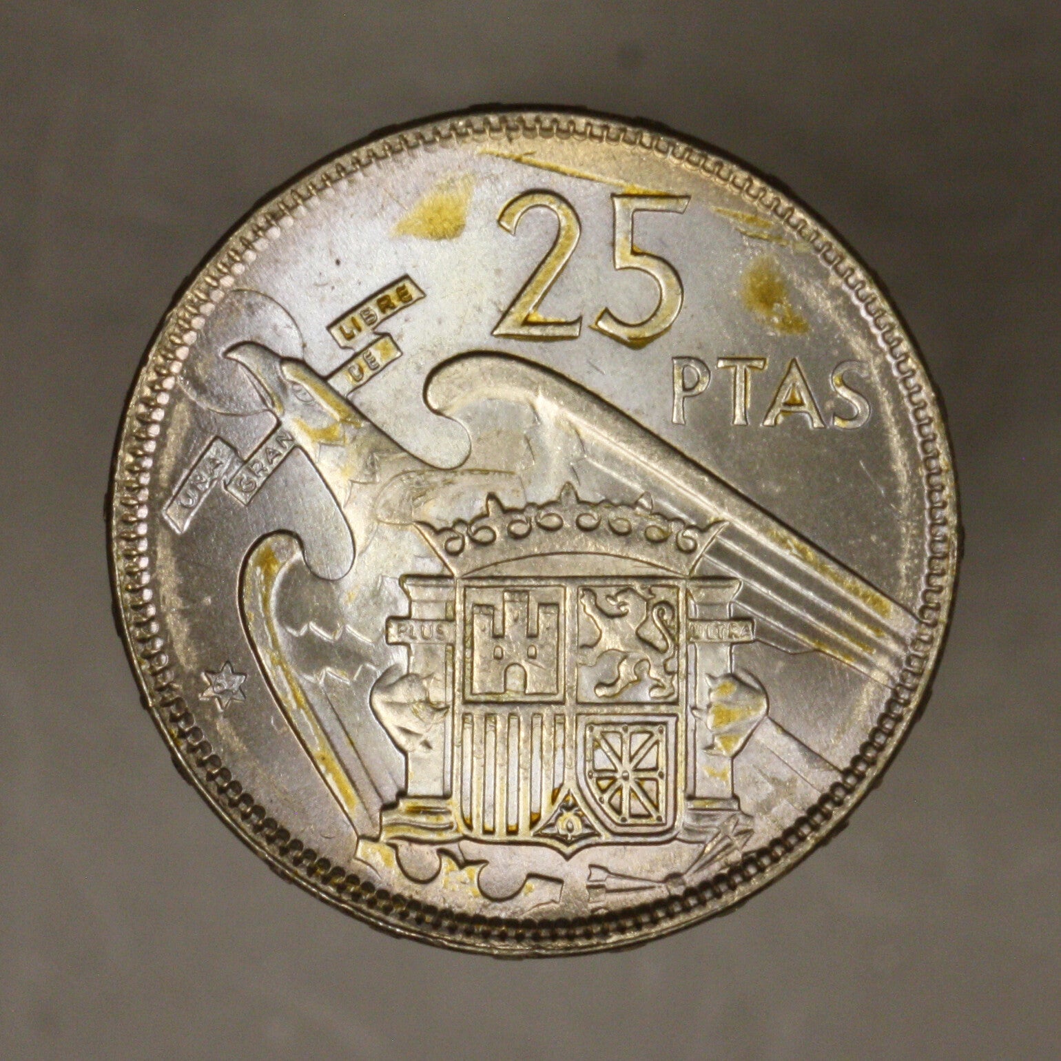 Spain 1957 25 Pesetas