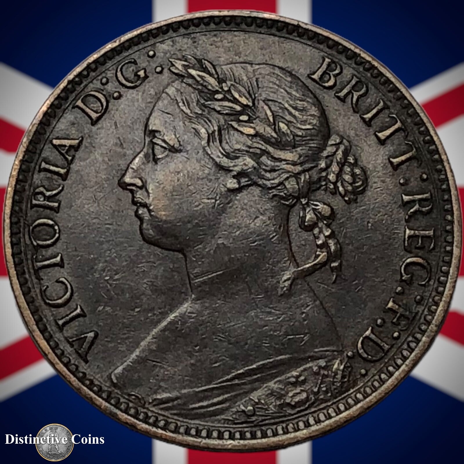 Great Britain 1884 Farthing 1/4d GB4098