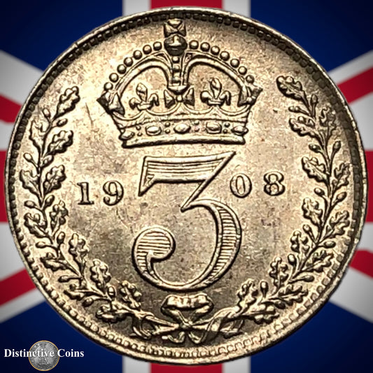 Great Britain 1908 Three Pence GB2123