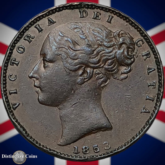 Great Britain 1853 Farthing 1/4d GB3458