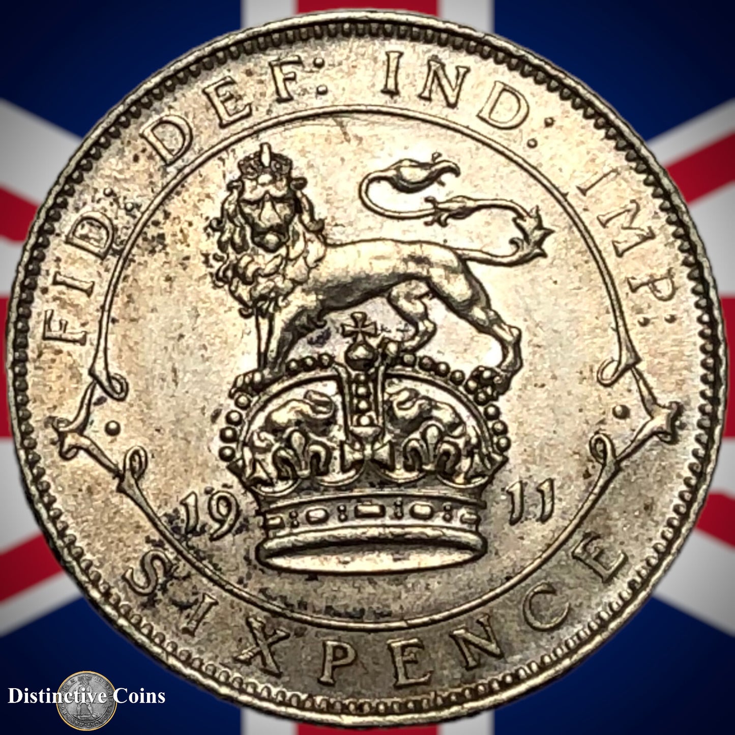 Great Britain 1911 Six Pence GB1560