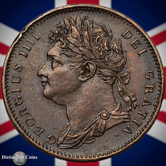 Great Britain 1825 Farthing 1/4d GB3286