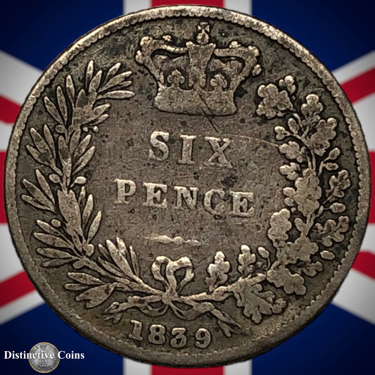 Great Britain 1839 Six Pence GB2580