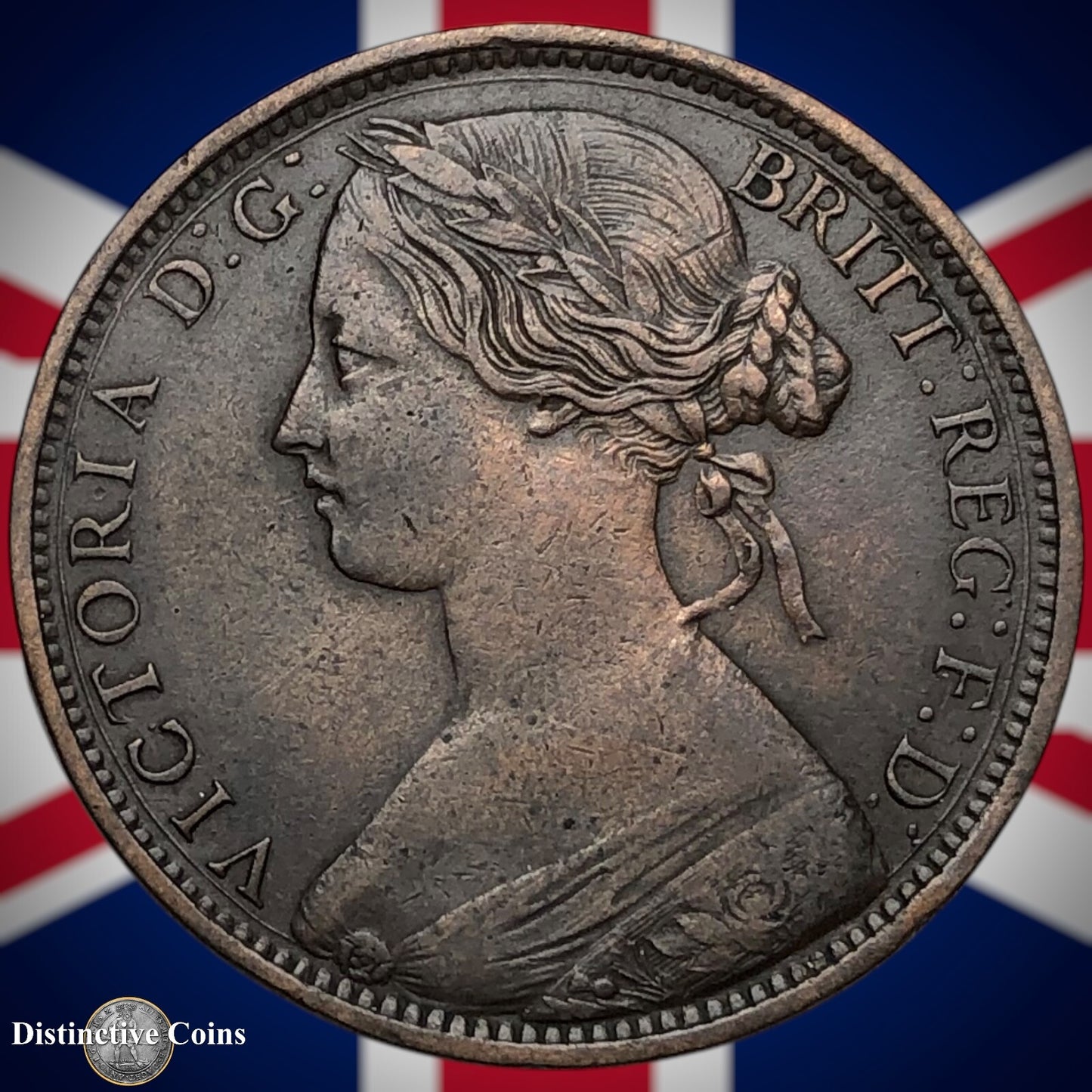 Great Britain 1862 Penny 1d GB6225