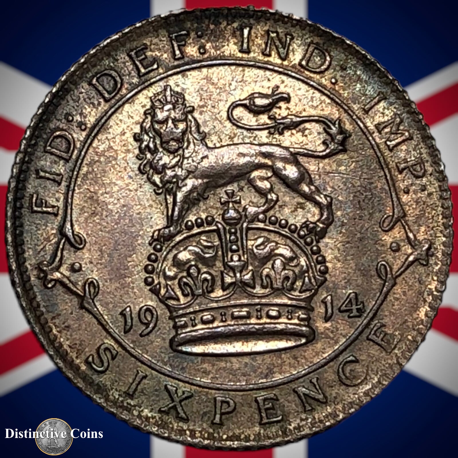 Great Britain 1914 Six Pence GB1586