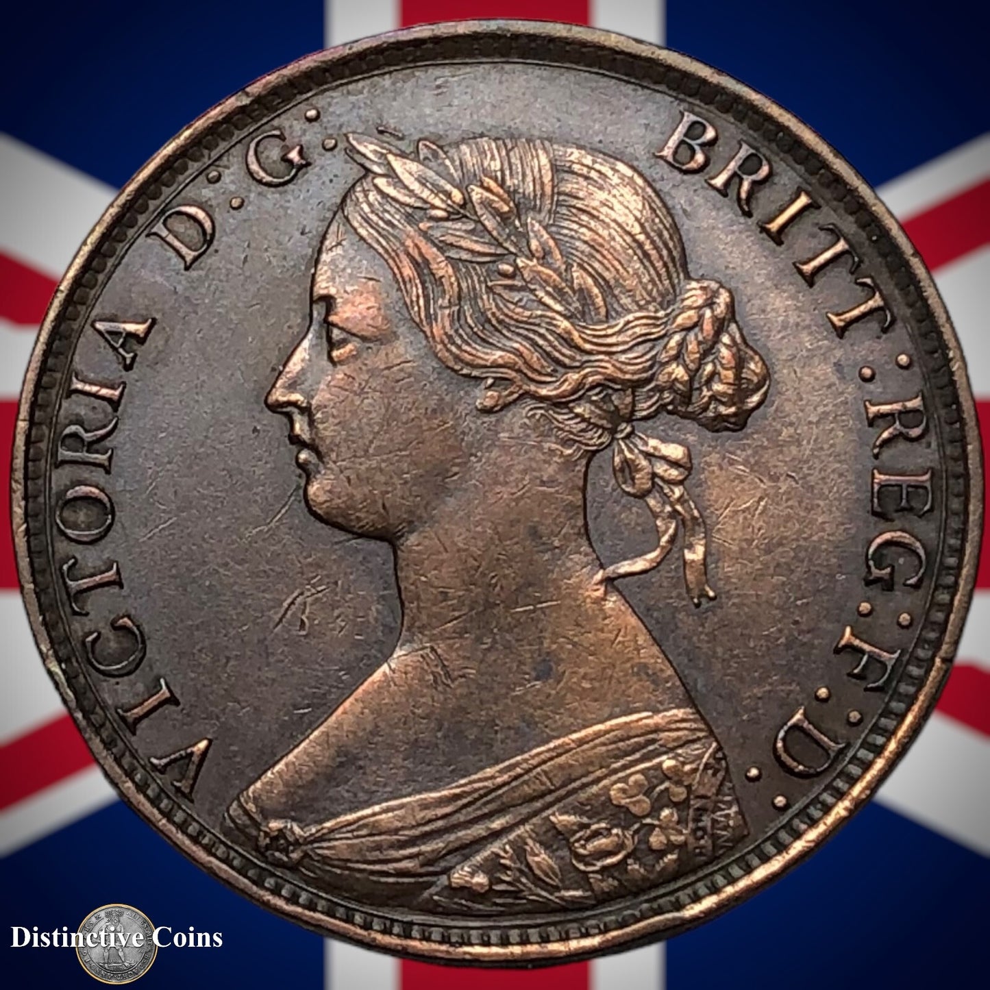 Great Britain 1861 Half Penny 1/2d GB5398