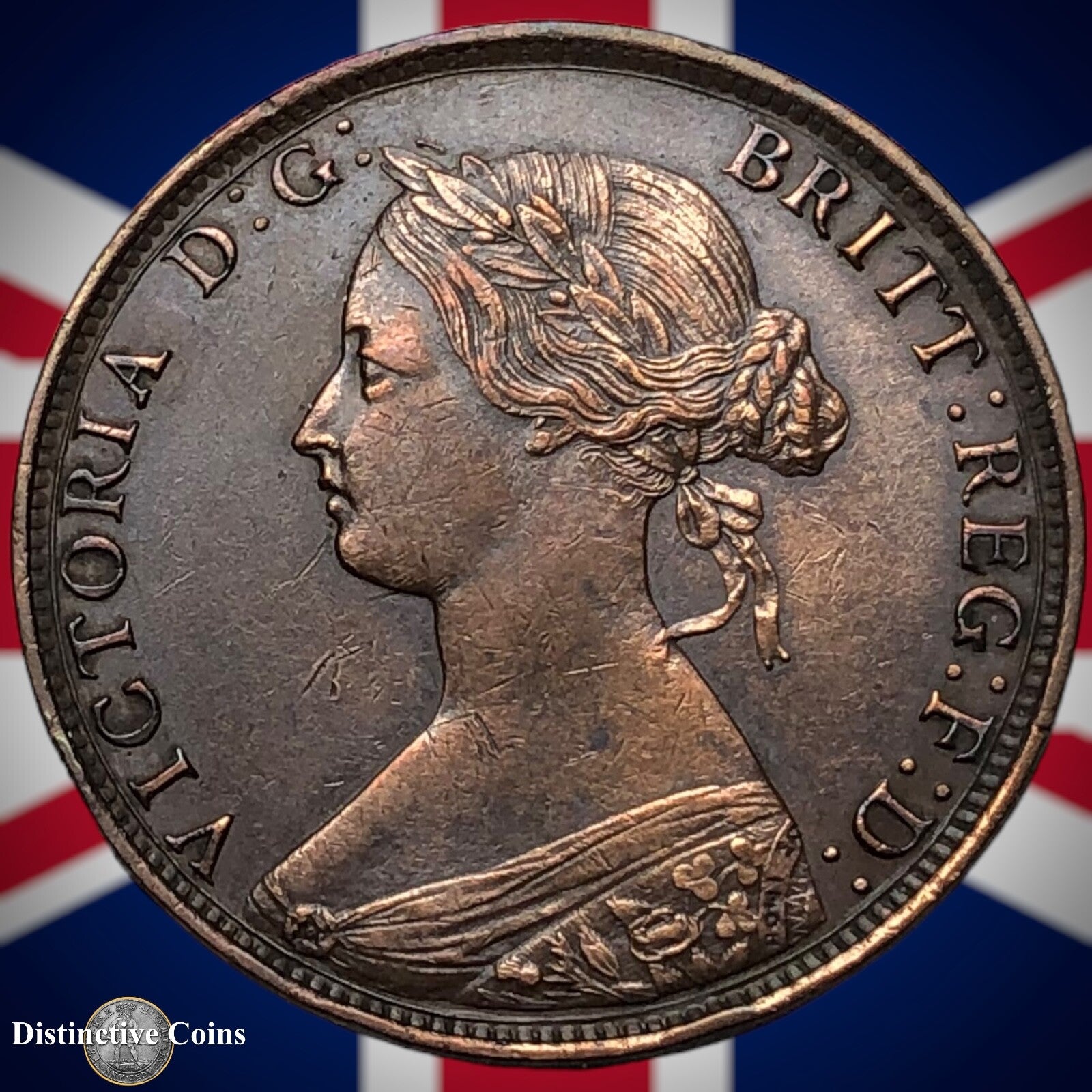 Great Britain 1861 Half Penny 1/2d GB5398