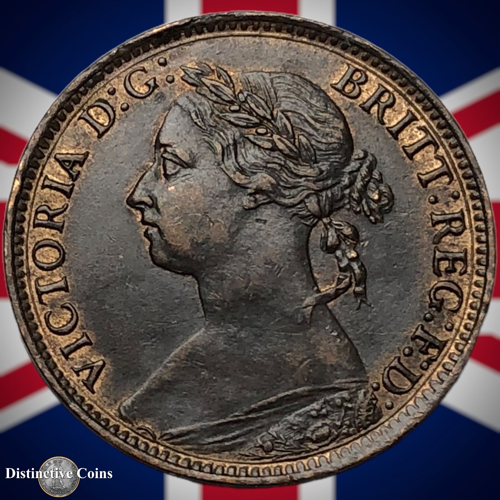 Great Britain 1885 Farthing 1/4d GB4164