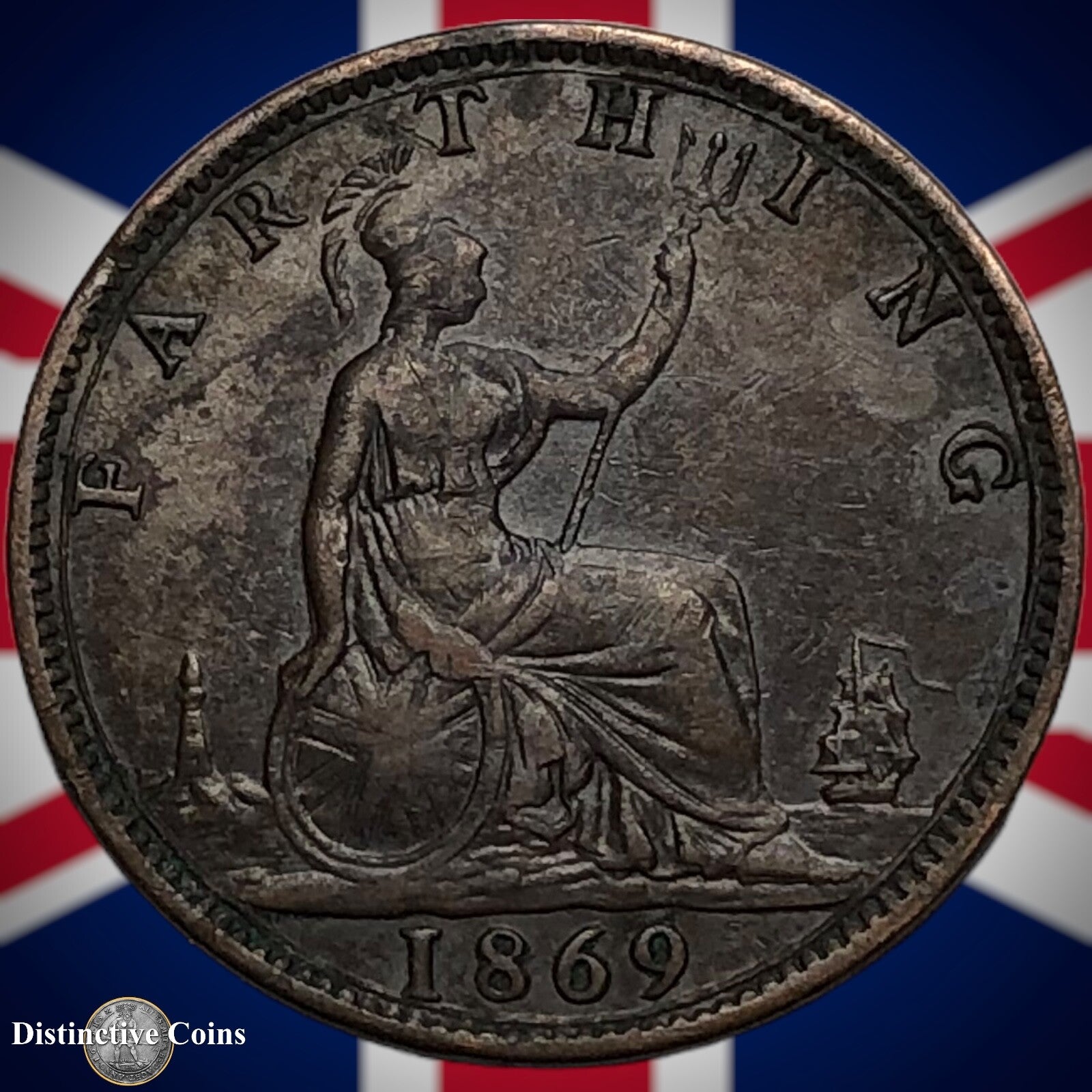Great Britain 1869 Farthing 1/4d GB3648
