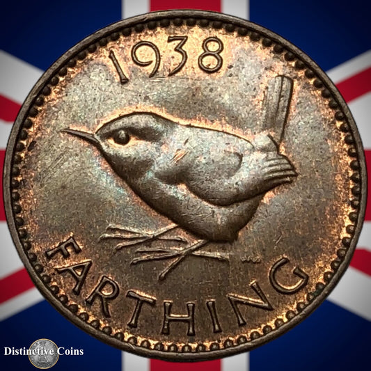 Great Britain 1938 Farthing 1/4d GB5000