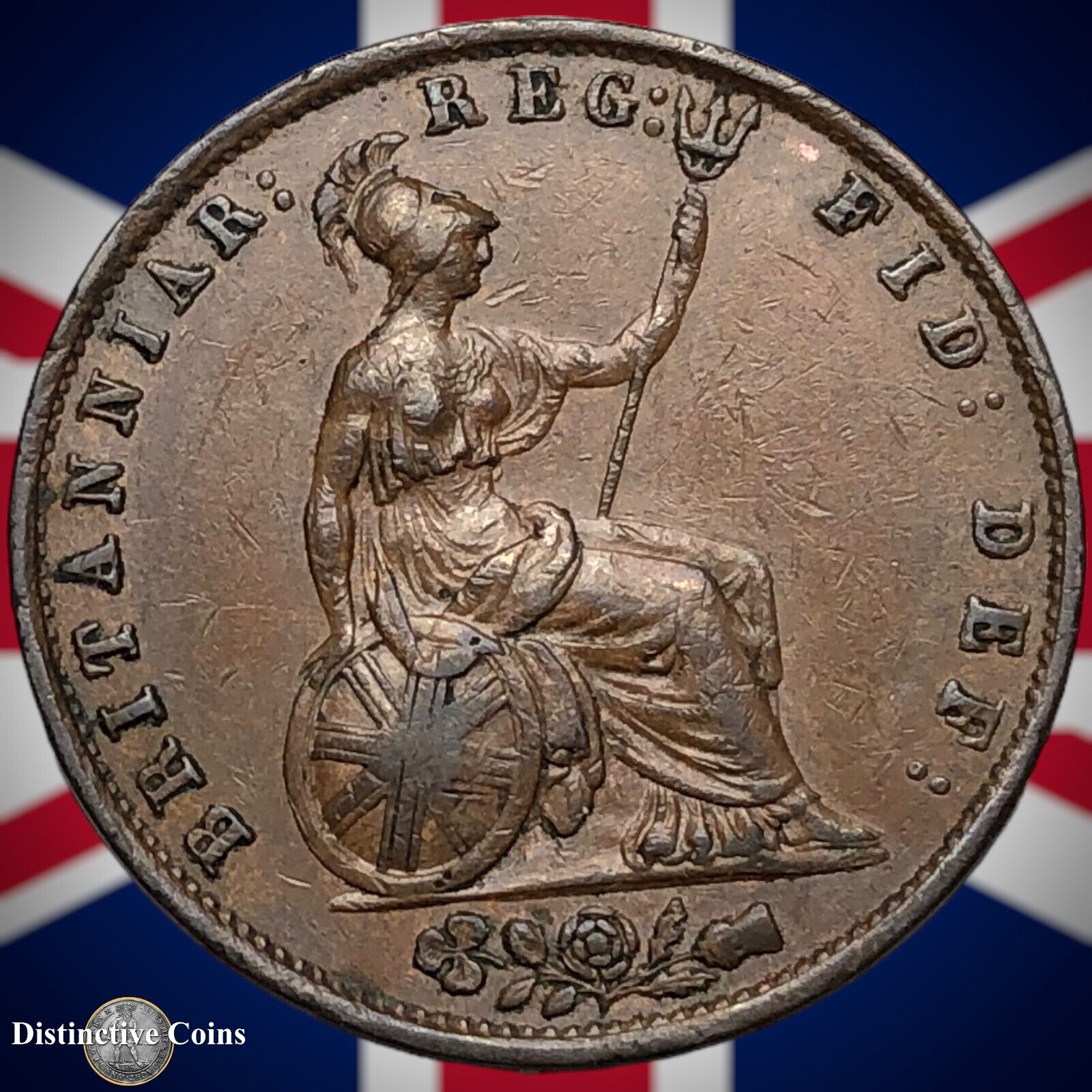 Great Britain 1854 Half Penny 1/2d GB5295