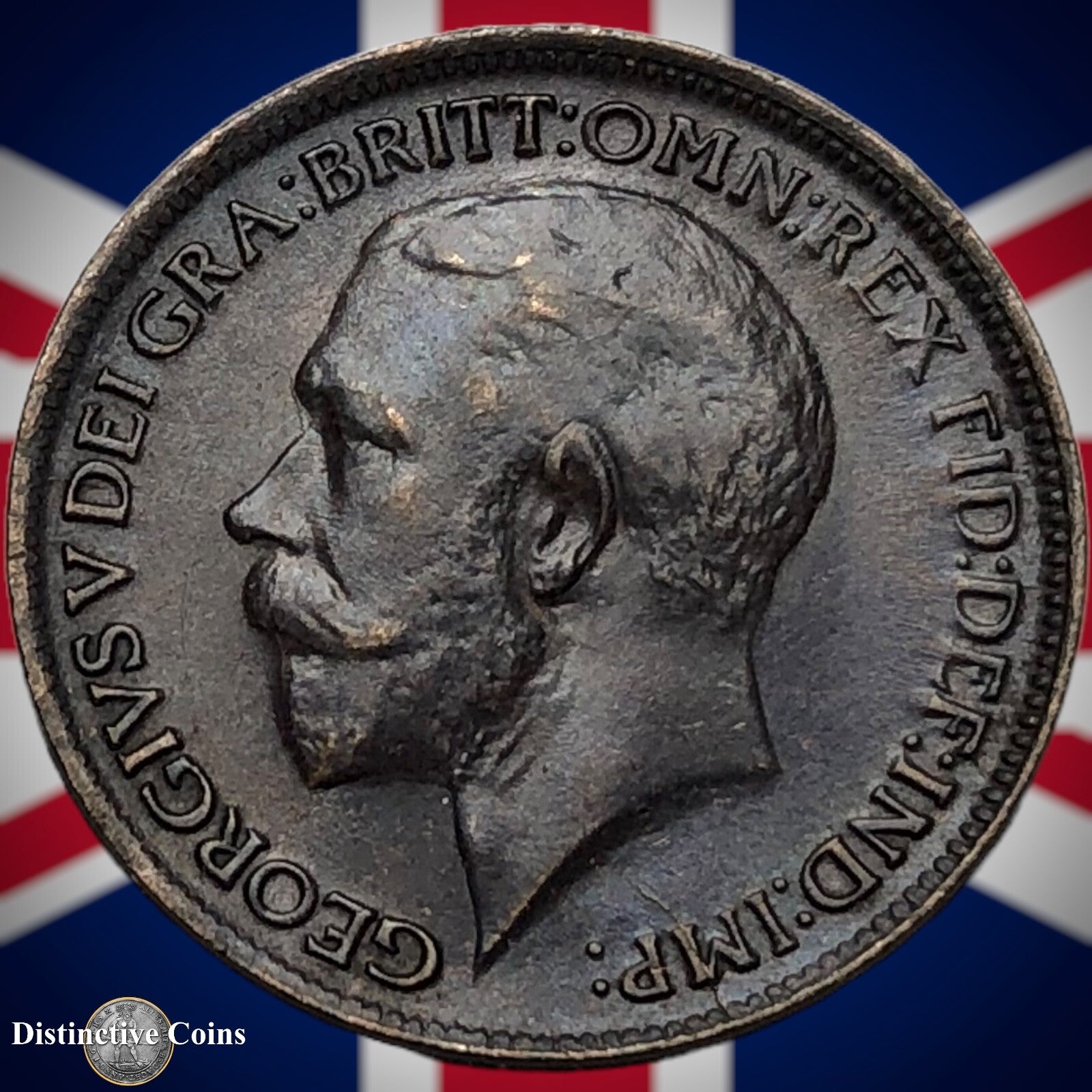 Great Britain 1913 Farthing 1/4d GB4664