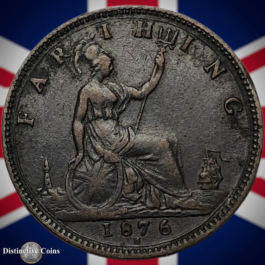 Great Britain 1876 H Farthing 1/4d GB3773