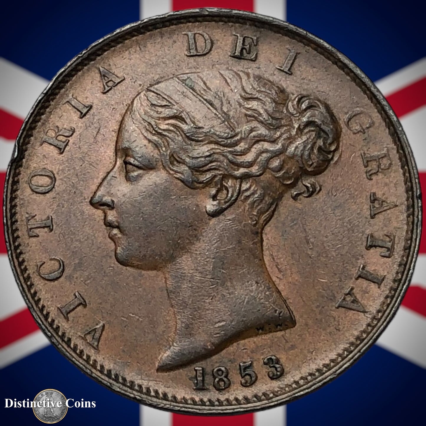 Great Britain 1853 Half Penny 1/2d GB5271