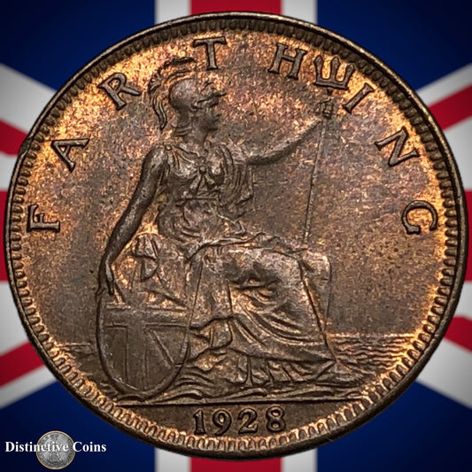 Great Britain 1928 Farthing 1/4d GB4868
