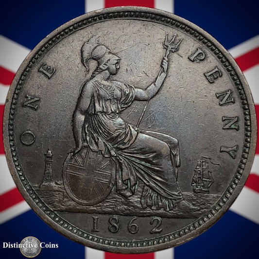 Great Britain 1862 Penny 1d GB6227