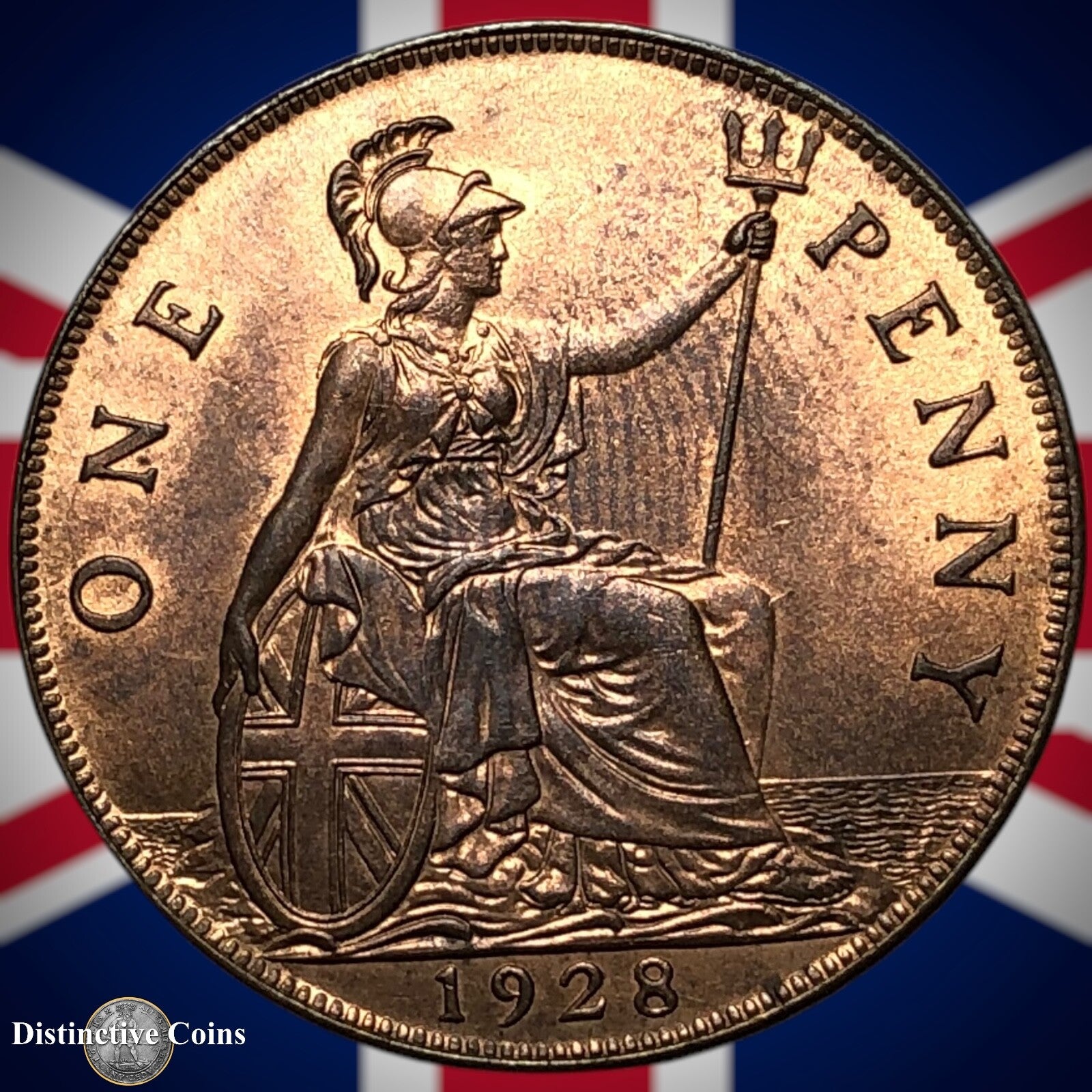 Great Britain 1928 Penny 1d GB7092