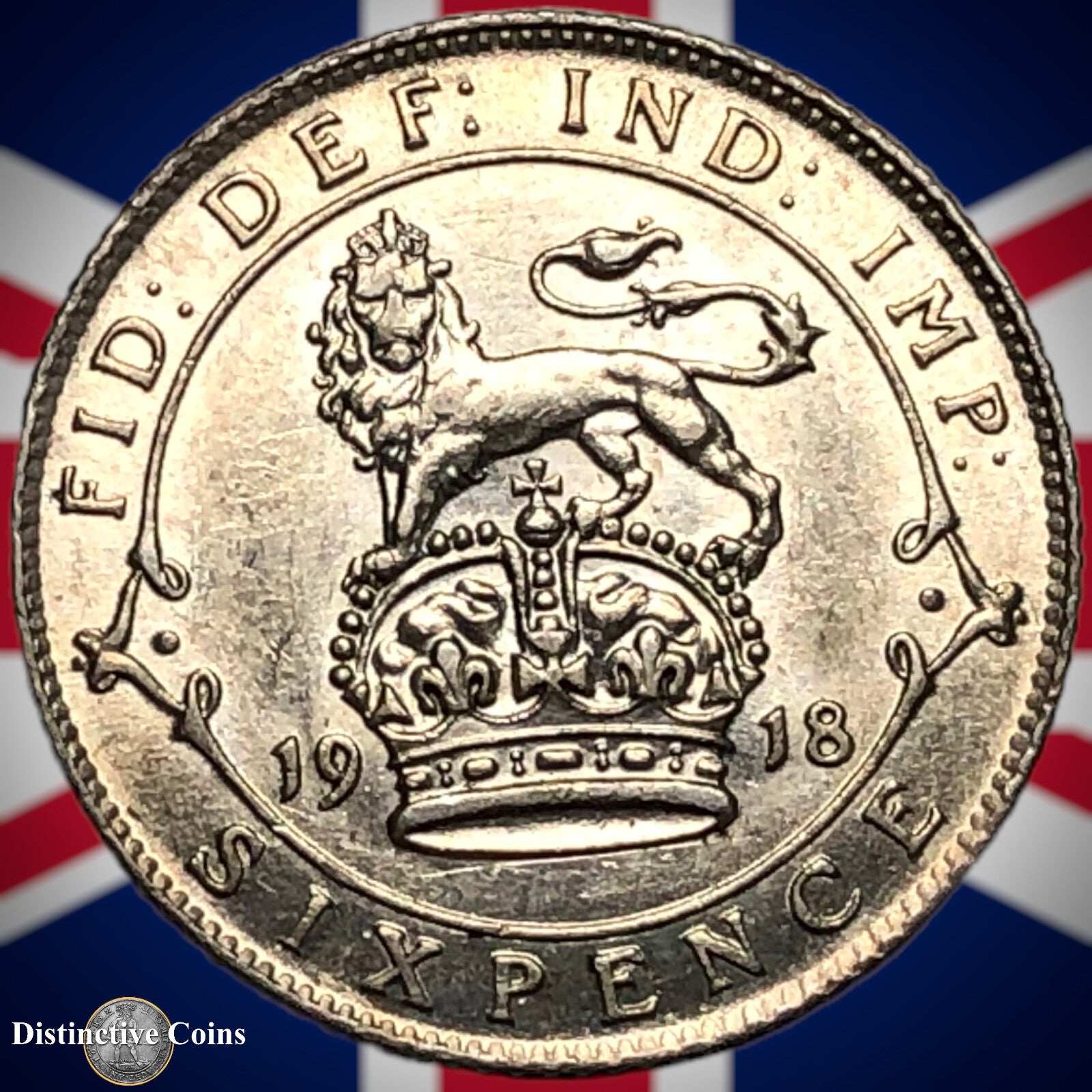 Great Britain 1918 Six Pence GB1628