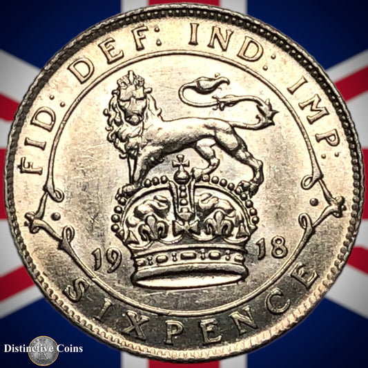 Great Britain 1918 Six Pence GB1628