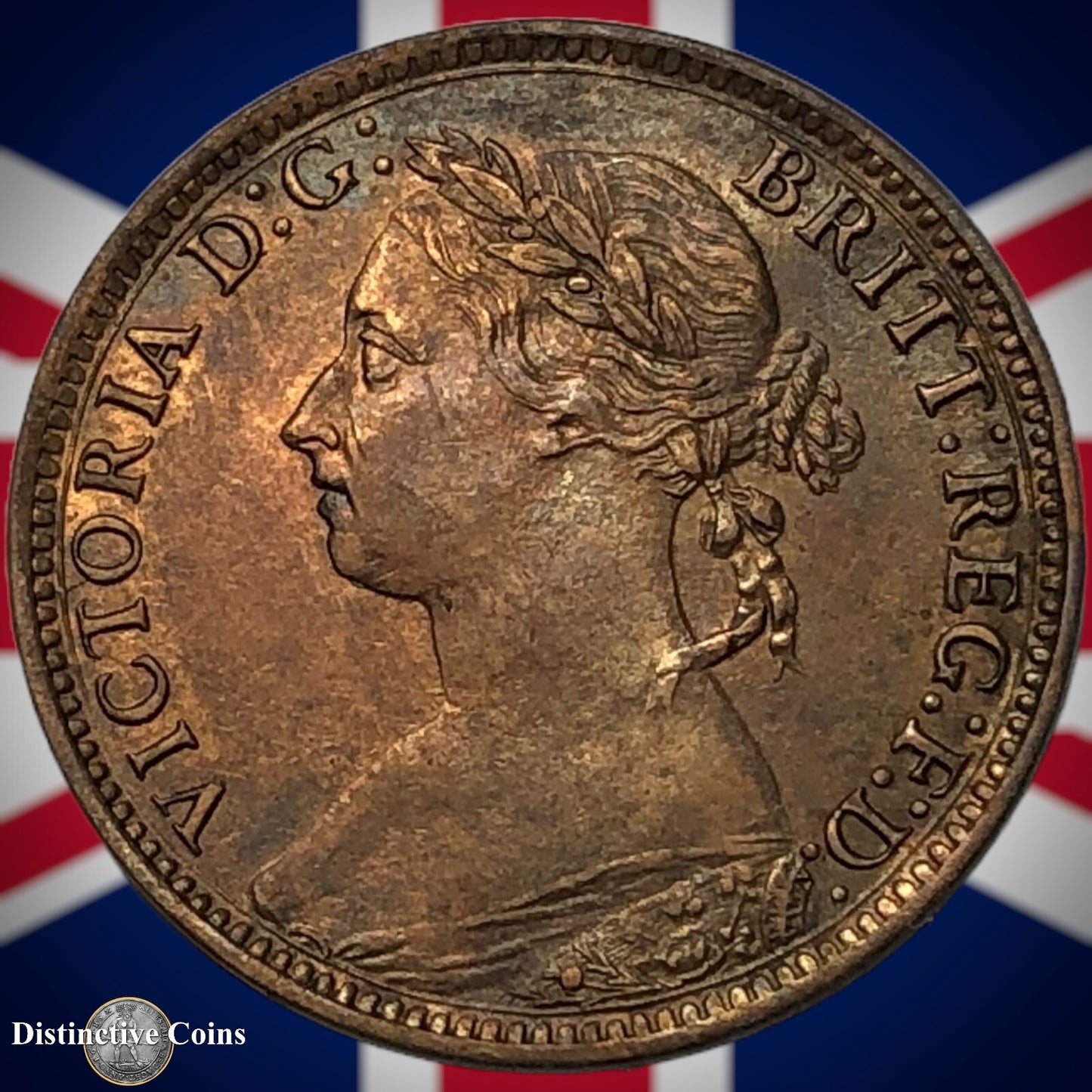 Great Britain 1885 Farthing 1/4d GB4157