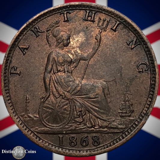 Great Britain 1868 Farthing 1/4d GB3631