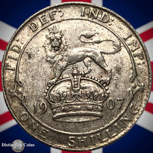 Great Britain 1907 British One Shilling GB0842