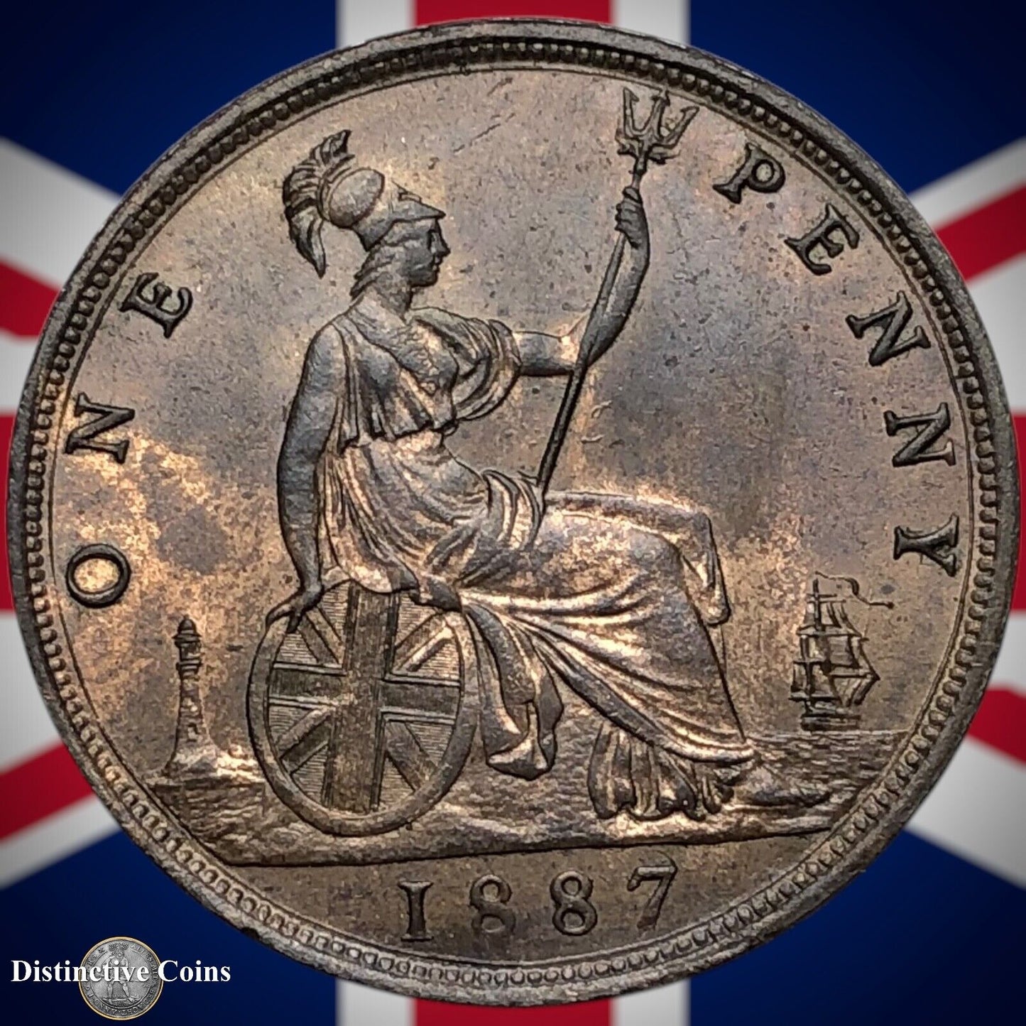 Great Britain 1887 Penny 1d GB6478