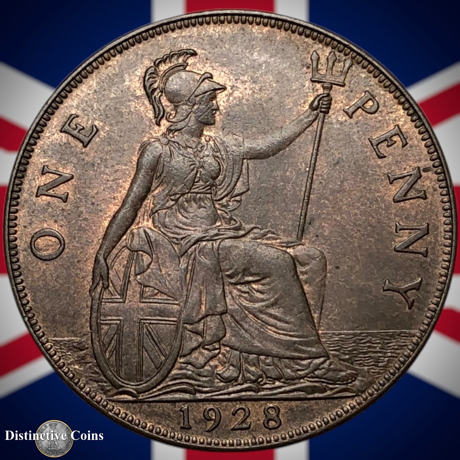 Great Britain 1928 Penny 1d GB7091