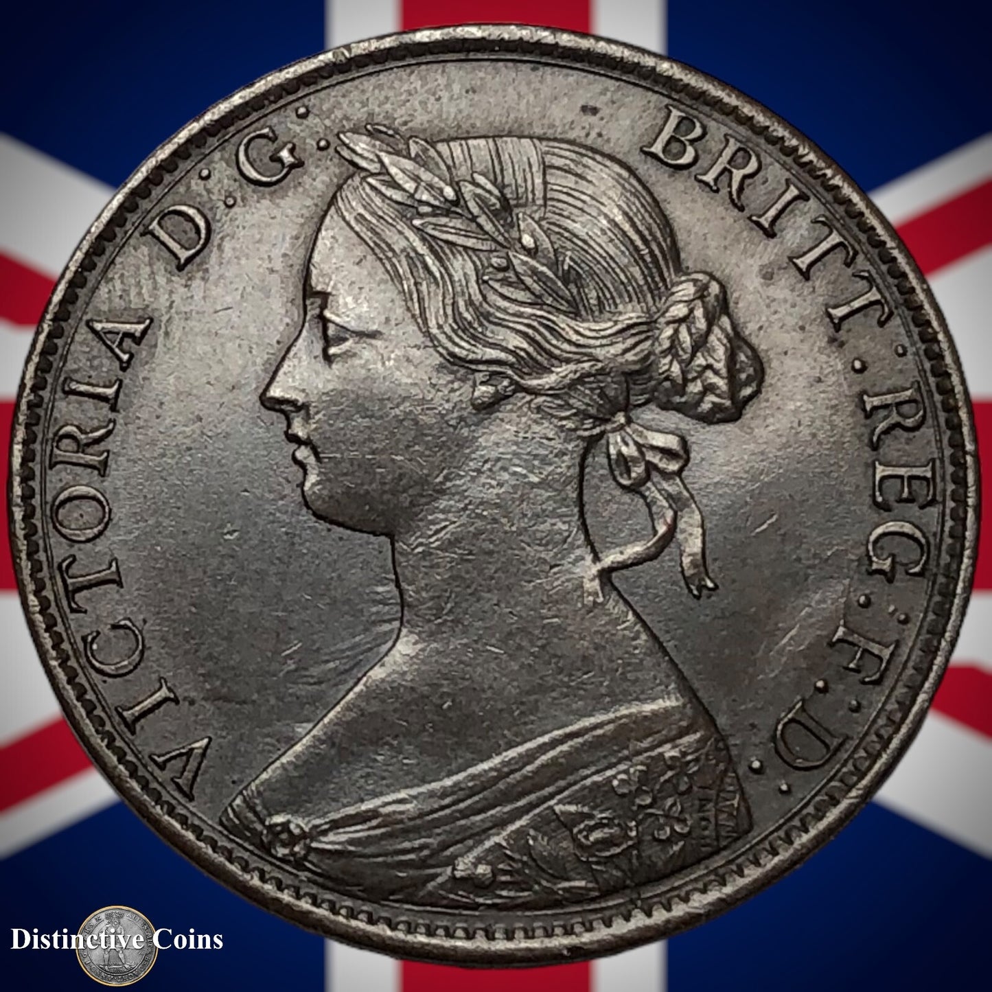 Great Britain 1861 Half Penny 1/2d GB5405