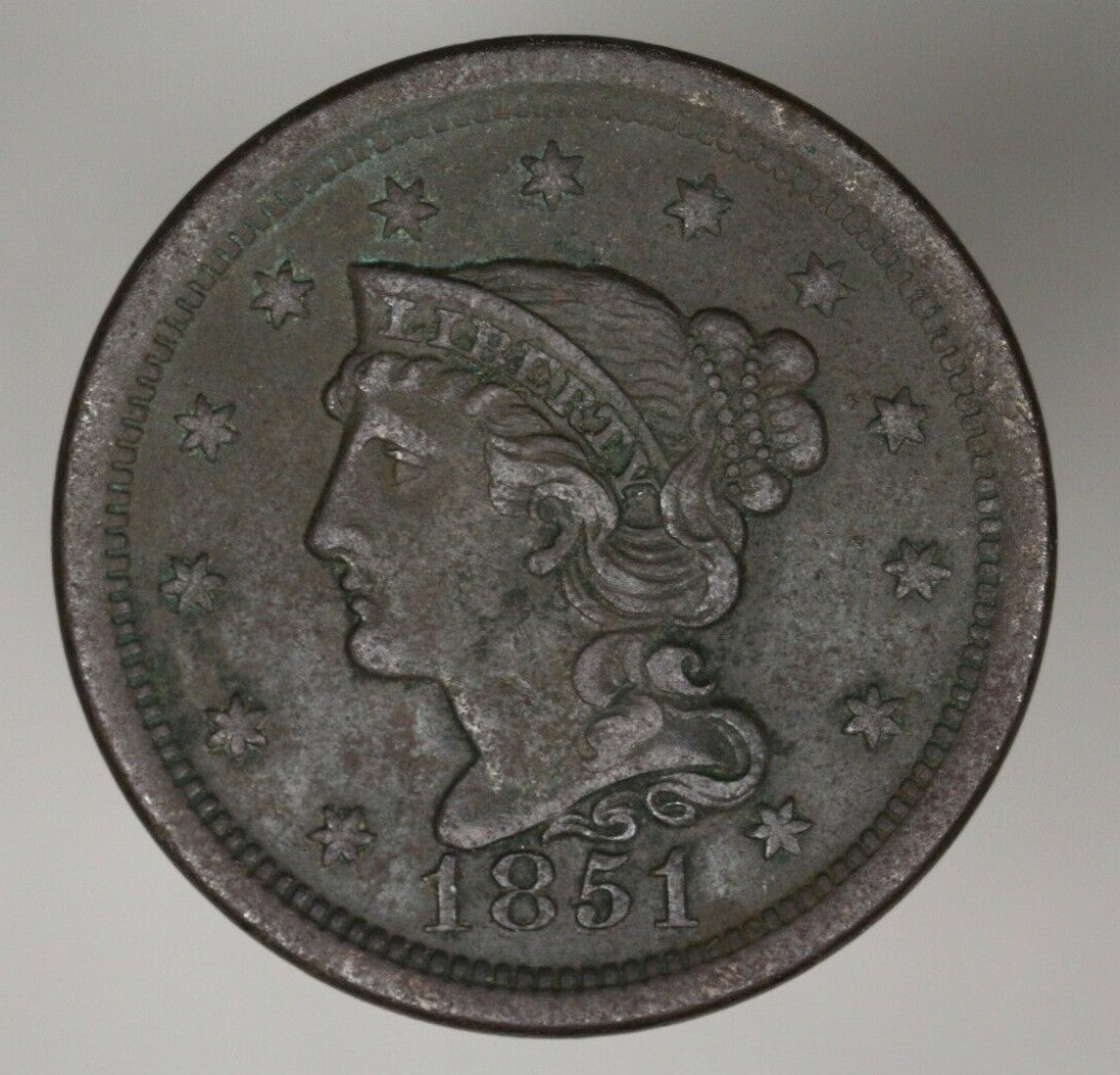 US 1851 Large Cent  A2789