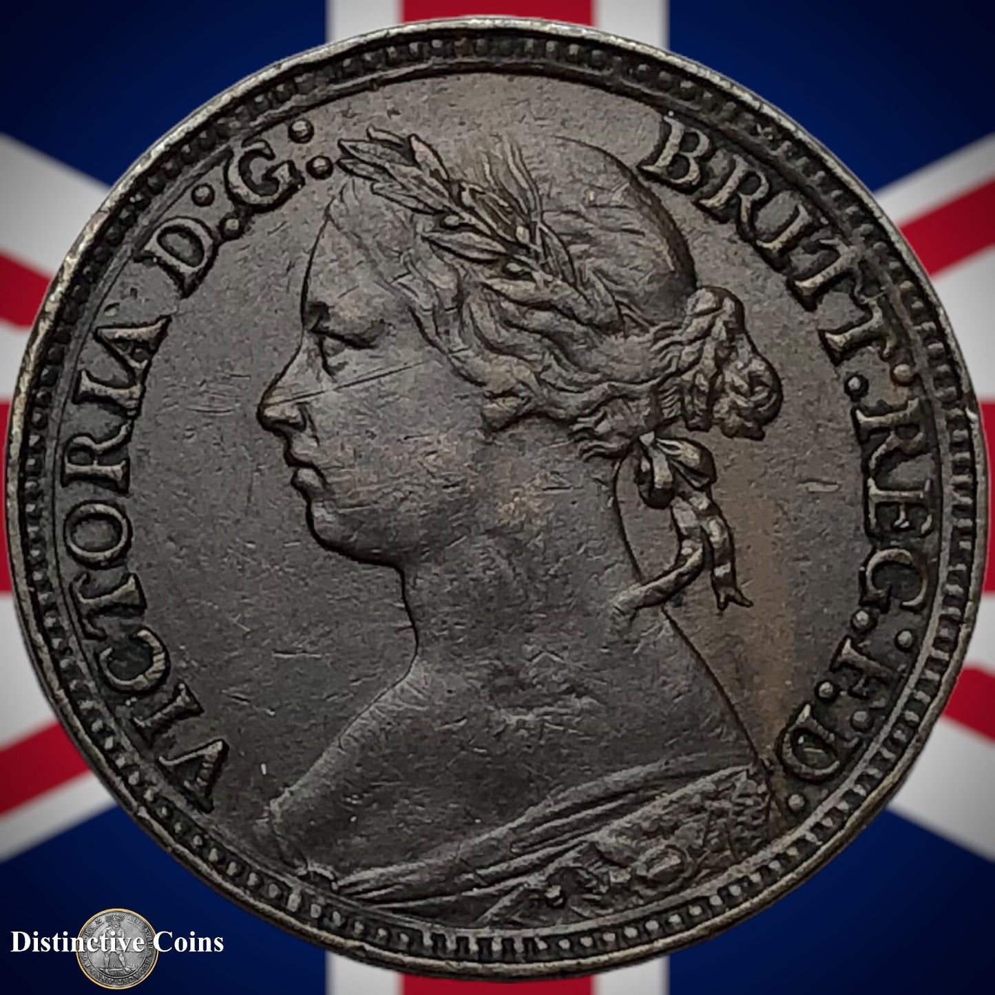 Great Britain 1880 Farthing 1/4d GB3846