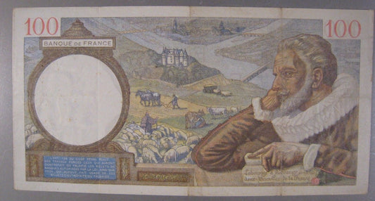 1940 France, Bank of, 100 Francs Circulated Nice