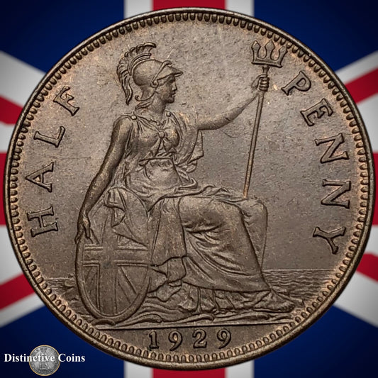 Great Britain 1929 Half Penny 1/2d GB5947
