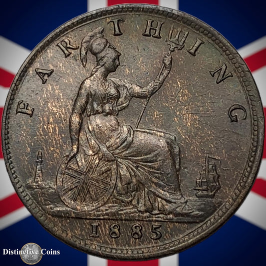 Great Britain 1885 Farthing 1/4d GB4180