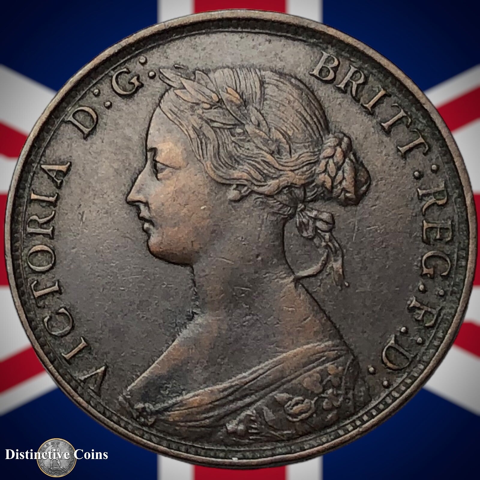Great Britain 1861 Half Penny 1/2d GB5385