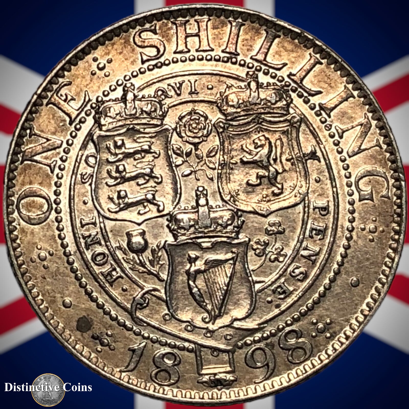 Great Britain 1898 British One Shilling GB0689