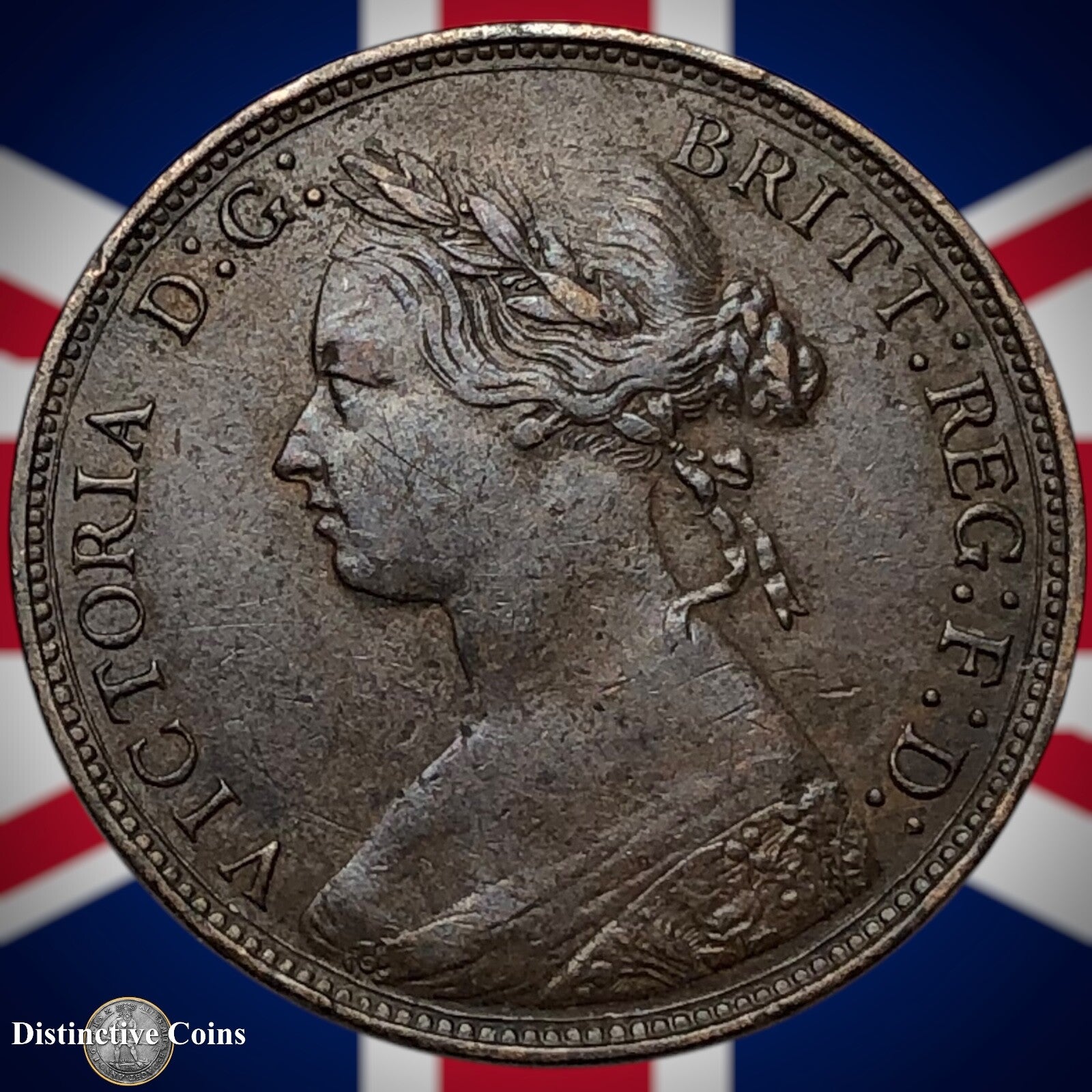 Great Britain 1877 Half Penny 1/2d GB5540