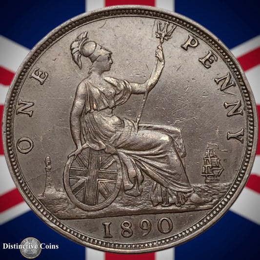 Great Britain 1890 Penny 1d GB6512