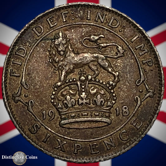 Great Britain 1918 Six Pence GB1616