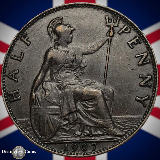 Great Britain 1907 Half Penny 1/2d GB5813