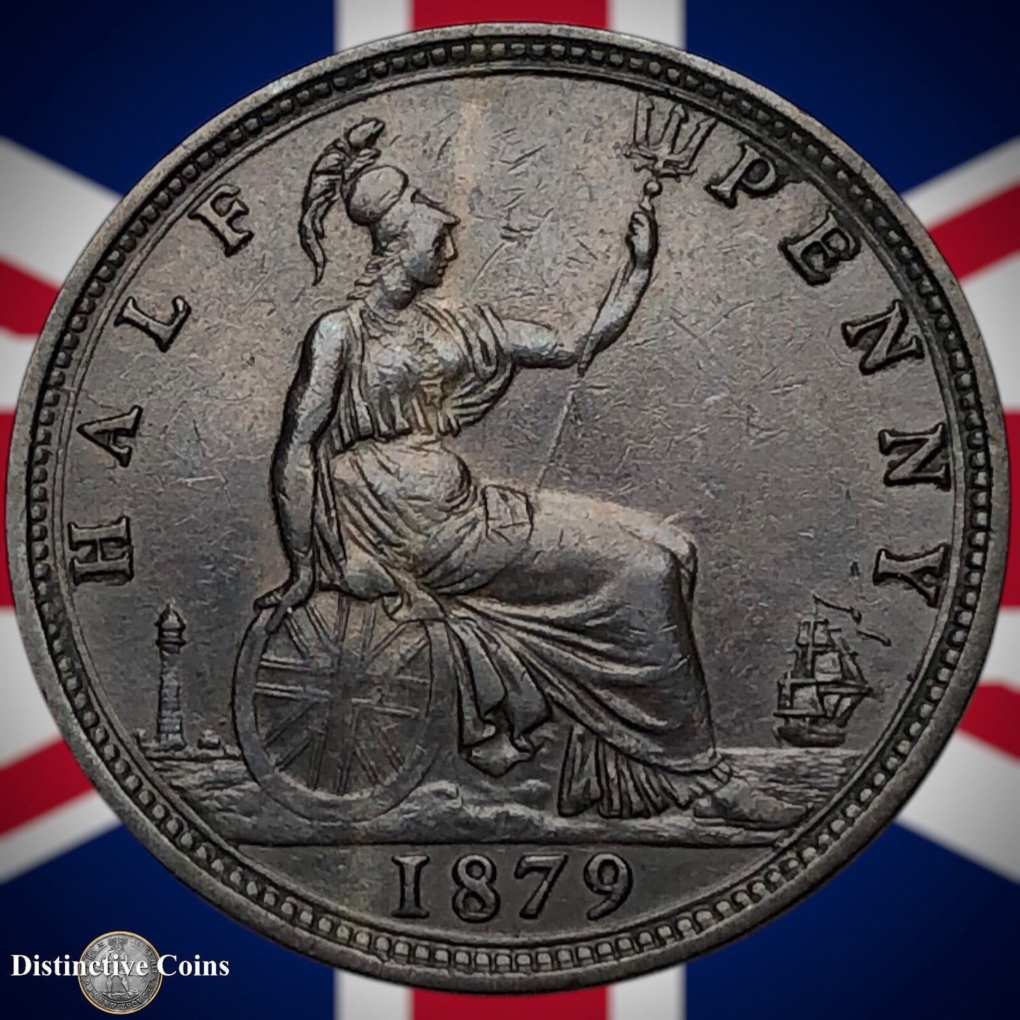 Great Britain 1879 Half Penny 1/2d GB5545