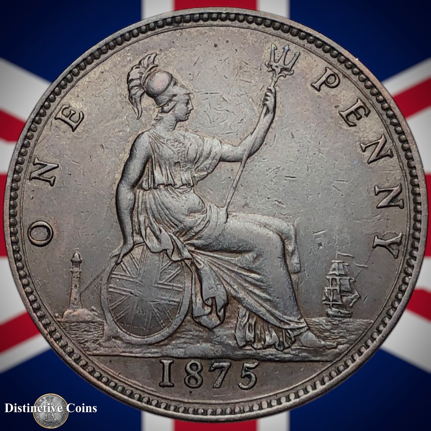 Great Britain 1875 Penny 1d GB6365