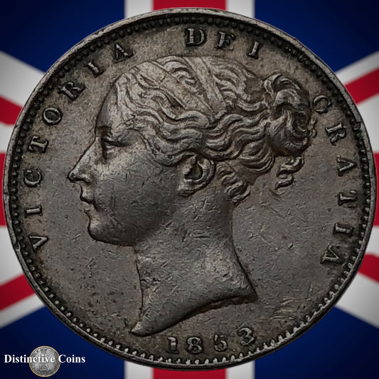 Great Britain 1853 Farthing 1/4d GB3466