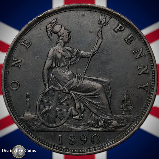 Great Britain 1890 Penny 1d GB6518