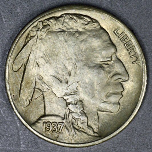 US 1937 S Buffalo Nickel  A3325