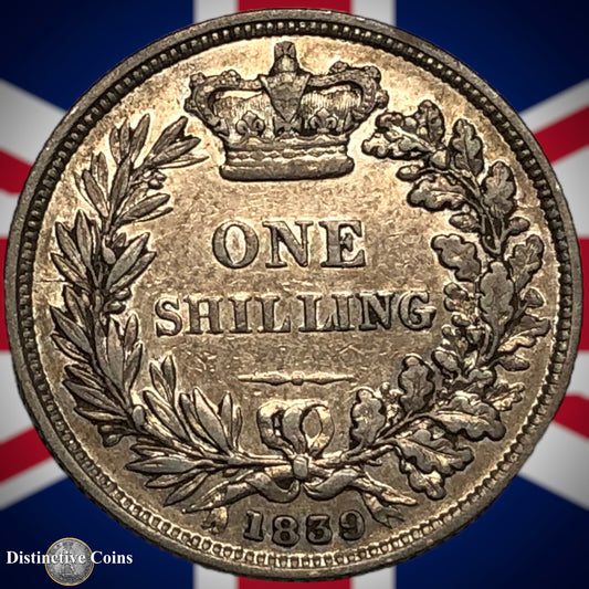 Great Britain 1839 British One Shilling GB0151